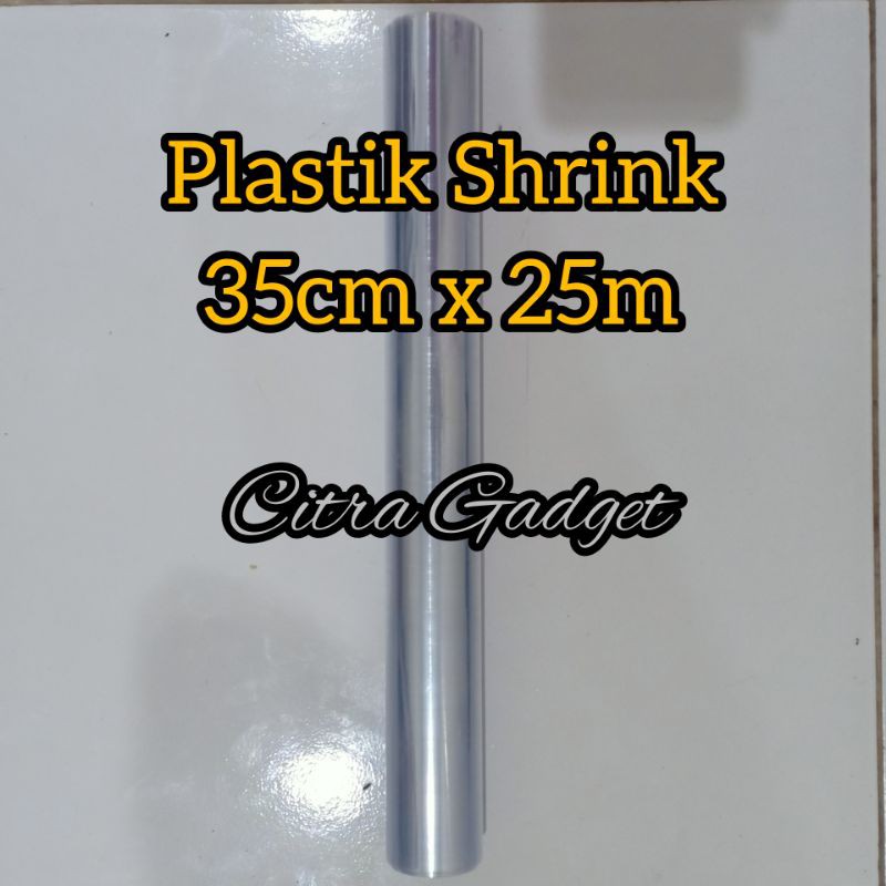 plastik Shrink 35cm x 25m