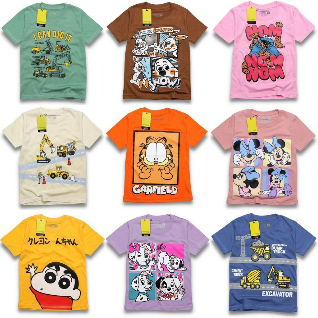 Atasan Anak Cewe Cowo Laki Laki 1-8 tahun [S M L XL] PAKAIAN ANAK LAKI-LAKI Superhero Animal Tyrex THREEPOINT