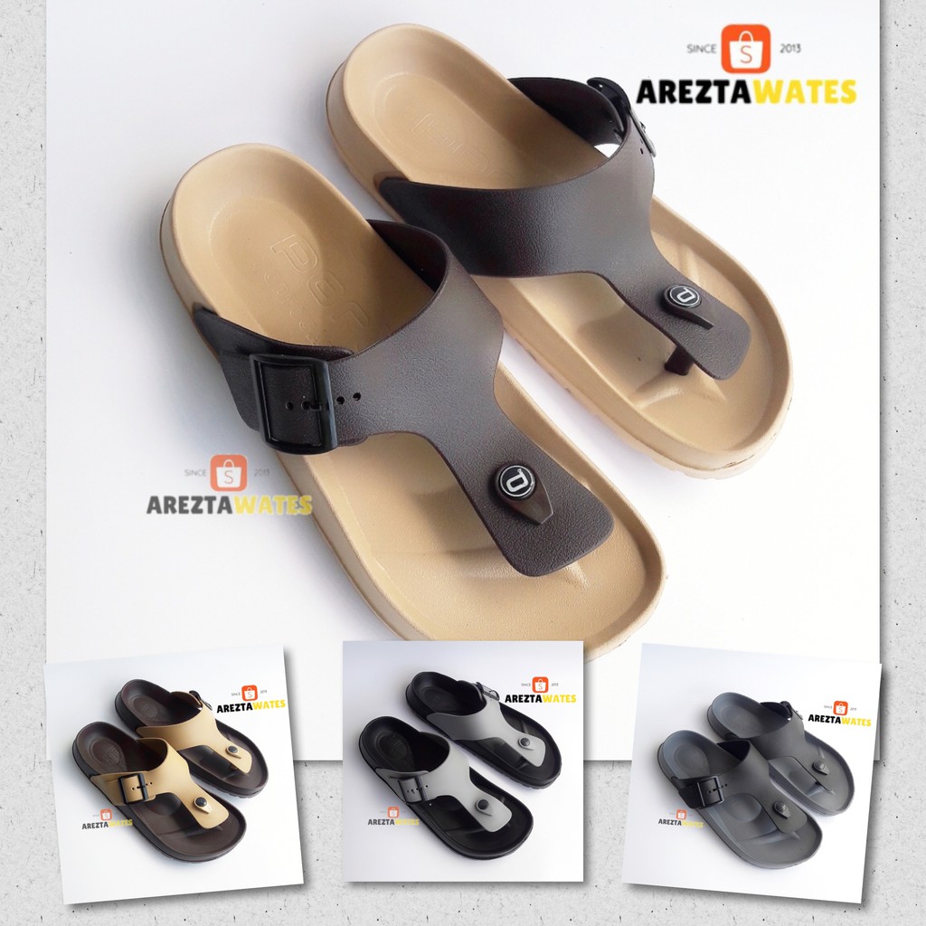 Sandal jepit karet remaja dewasa (36-44) kekinian porto 1028M