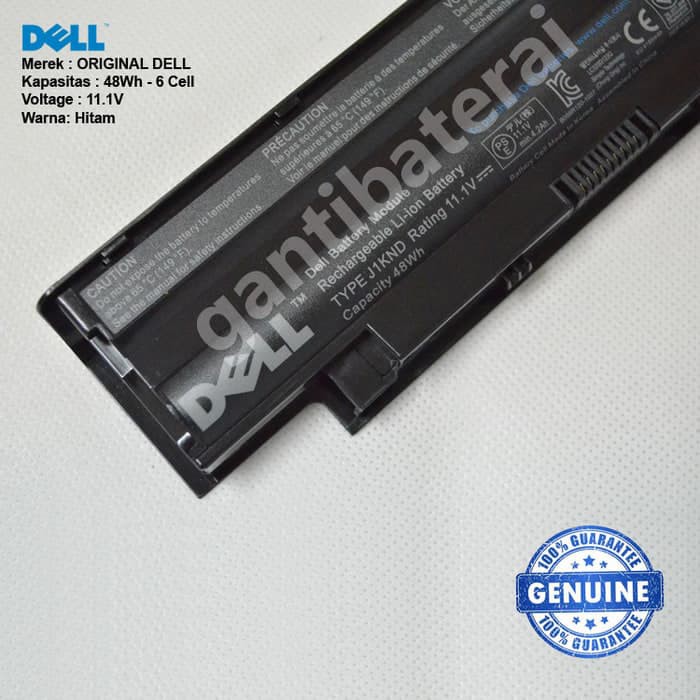 Original Baterai Dell Inspiron 13R 14R 17R N4050 N3010 N4010 N7010