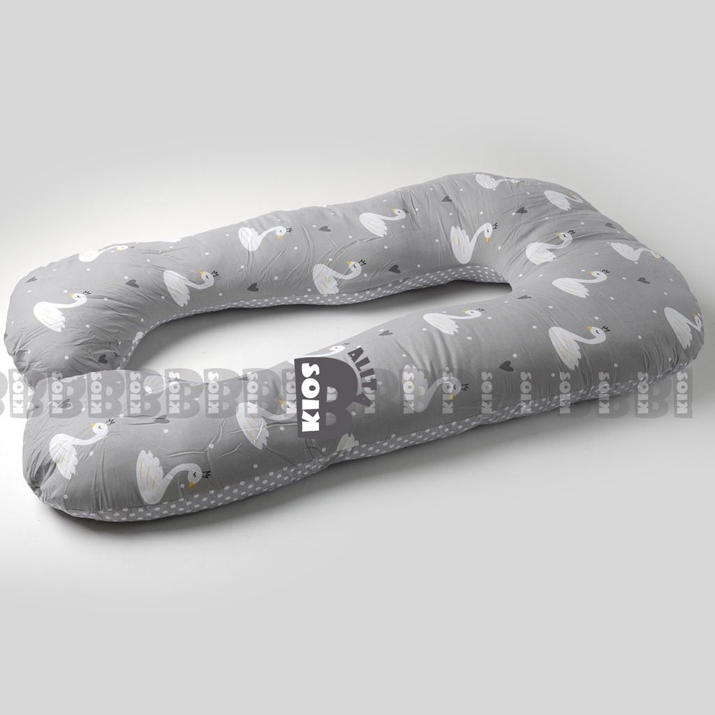 Bantal hamil 2 sisi motif tebal dan nyaman / maternity pillow