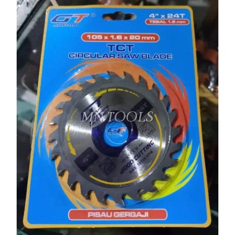 GT JAPAN Circular Saw Blade 4 x 24T ULTRA THIN Mata Pisau Potong Kayu