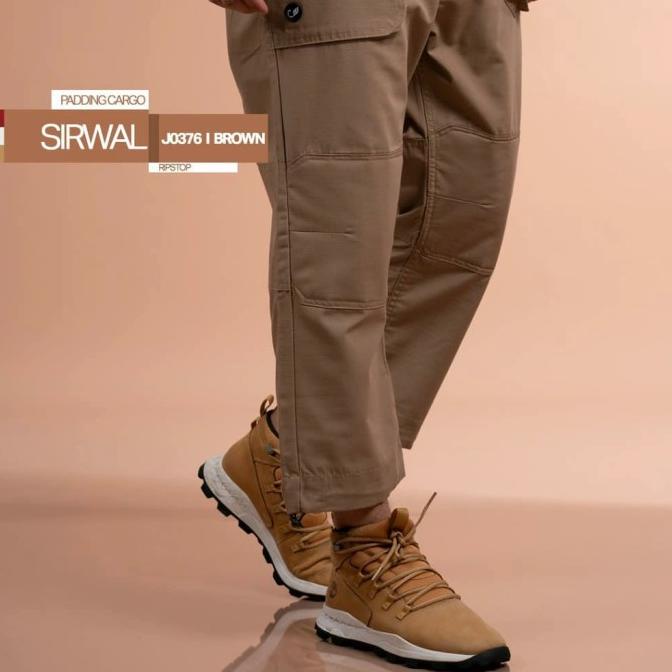 SAMASE SIRWAL PADDING CARGO BROWN KHAKI BLACK