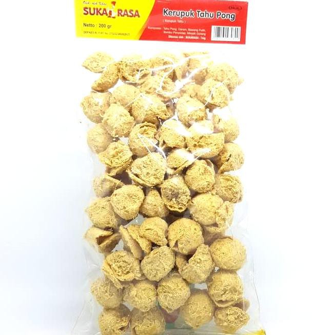 

Favorit] Sukai Rasa Krupuk Tahu Pong 200Gr | Kripik Keripik Bulat Kering Gurih