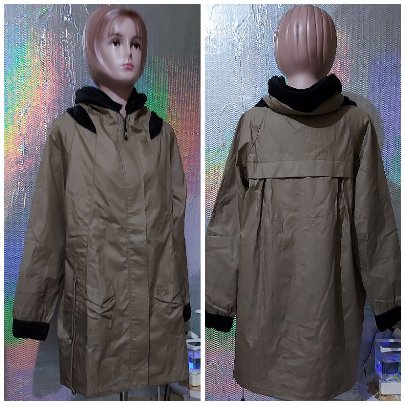 Jaket Parka wanita import anti air