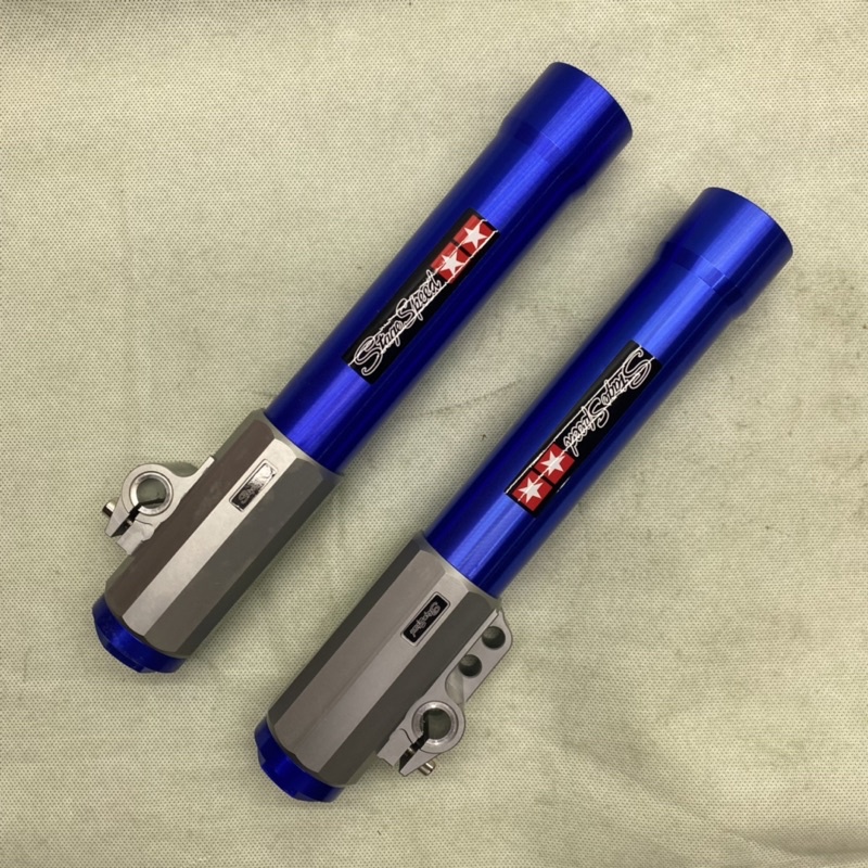 Tabung Shock Depan Stage Speed Copy Ori Plus Breket 2Piston Monoblok Big Pot 2Pin FOURSIX_46