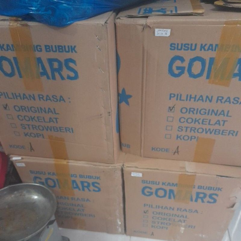 

Susu GOMARS Kambing Ettawa dapat 5 kotak .Expired panjang 10/2026