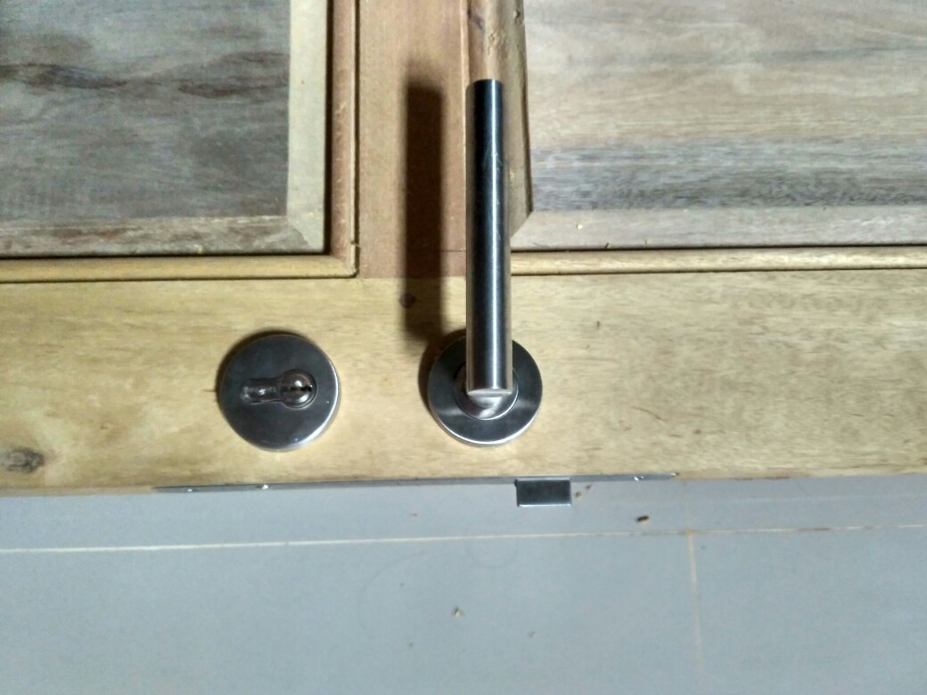 Handel Pintu Dekkson Dekson Lhtr 0109 Ss , Lever Handle Pintu Kayu, Kunci Pisah Stainless Steel
