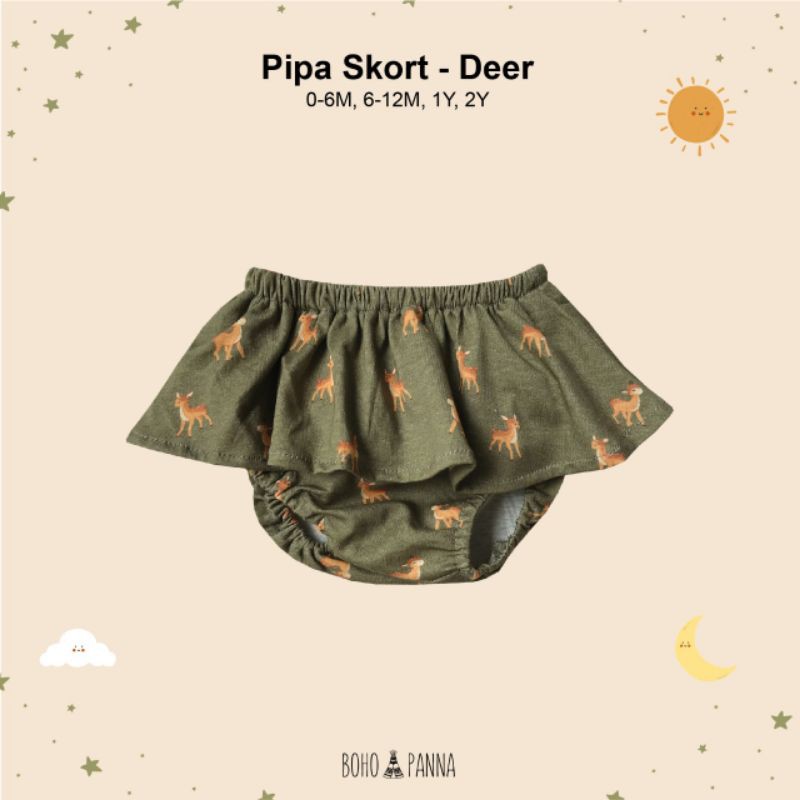 BOHOPANA | BOHO | BOHO PANNA PIPA SKORT | BOHOPANNA | BOHOBABY | BAWAHAN ANAK | ROK BAYI | BOHO PRINTED EDITION