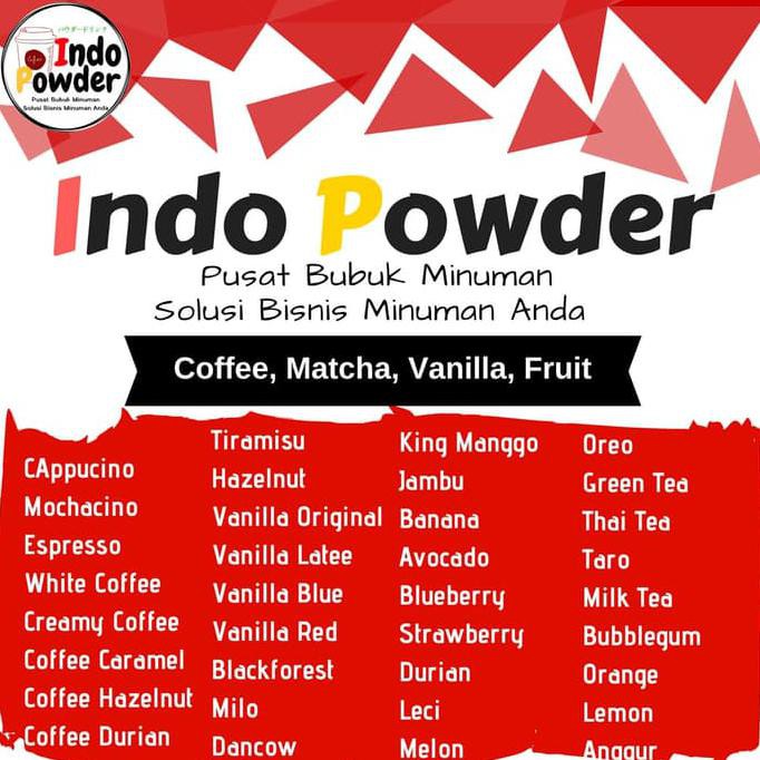 

'' TERBARU'' GROSIR 10KG - BUBUK MINUMAN, BISA CAMPUR VARIANT ''TERMURAH''