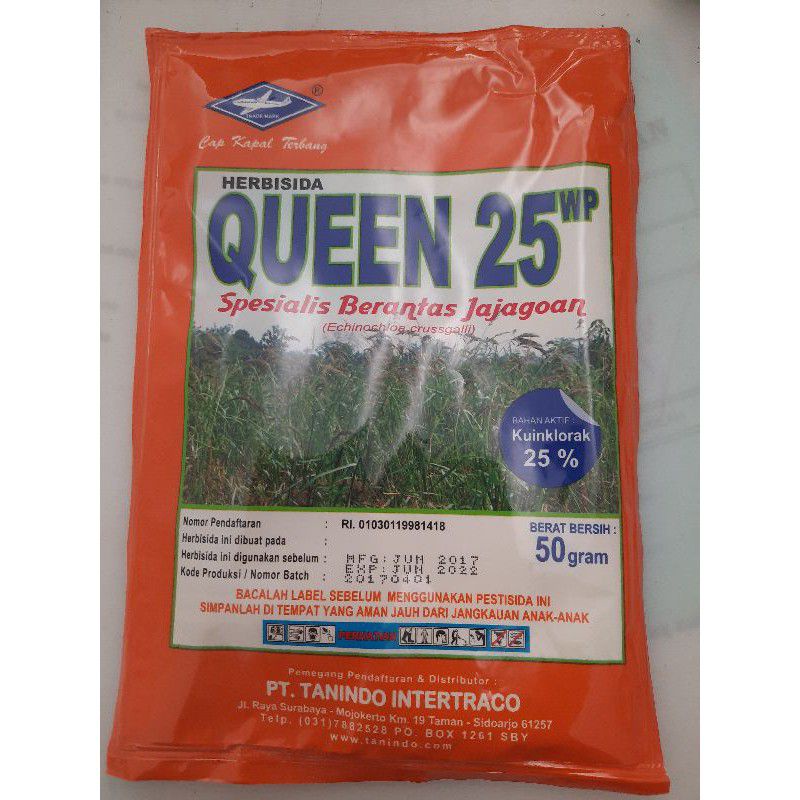 herbisida Queen 25WP 50 gram