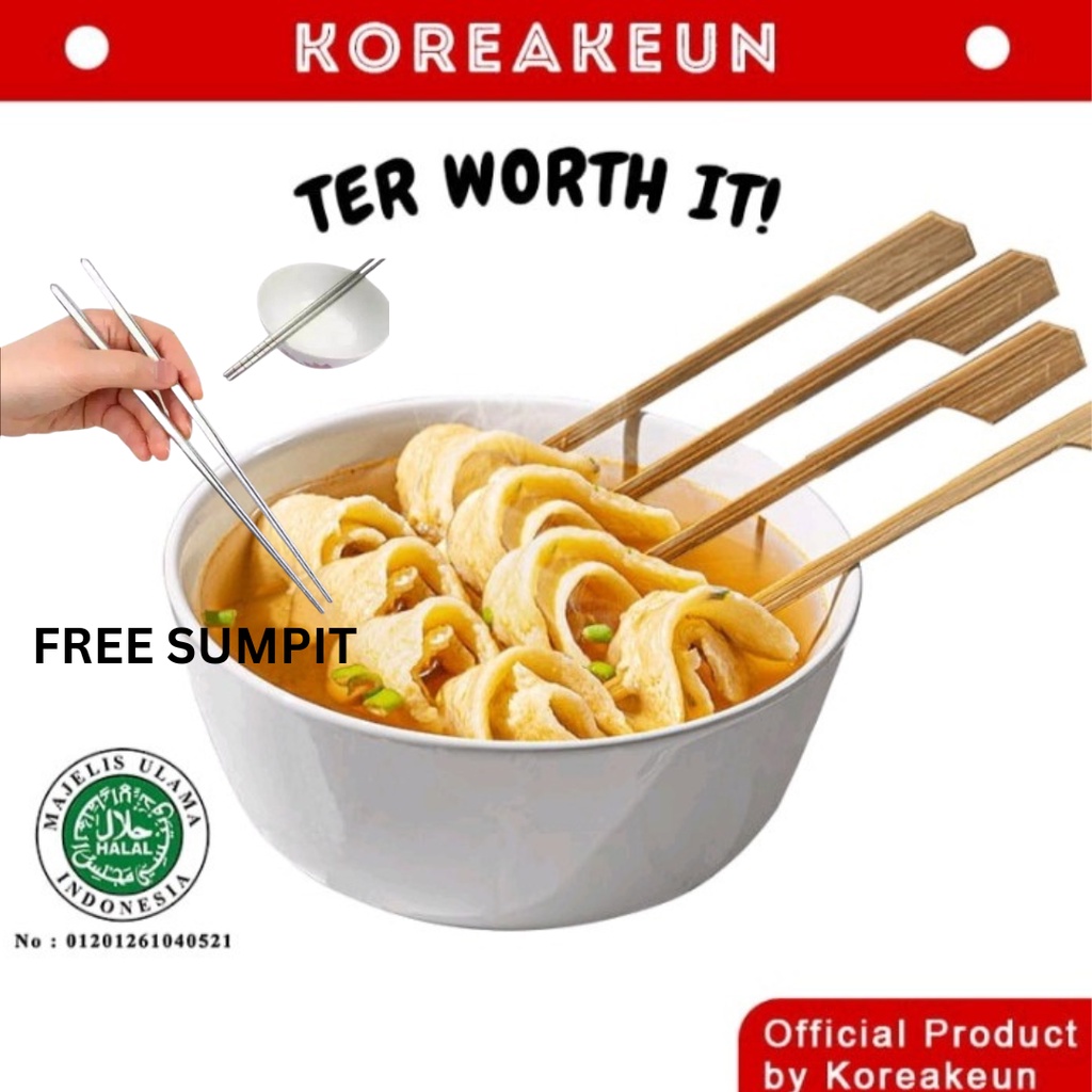 ODENG / ODEN / EOMUK | FISH CAKE TER WORTH IT KOREAKEUN FROZEN FOOD HALAL