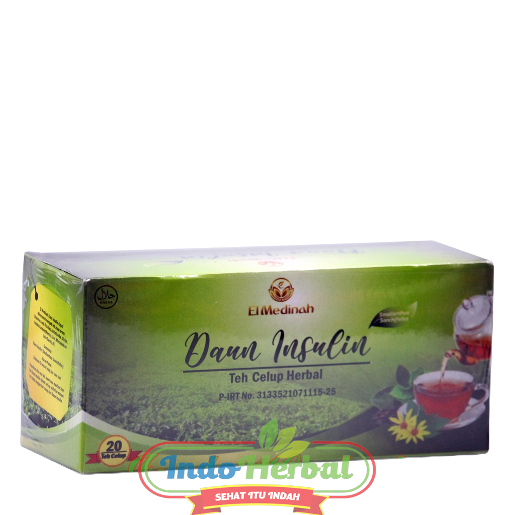 Teh Celup Herbal Daun Insulin El Medinah | Teh Celup Herbal DIABETES