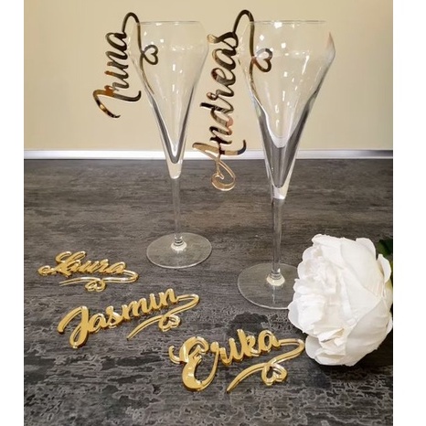 Custom Wine Charm Acrylic