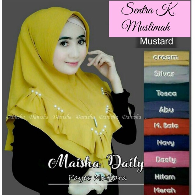 Meysha hijab mutiara best seller /hijab jilbab best seller