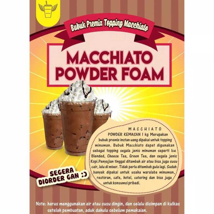 

Big Sale TOPPING MACHIATO FOAM POWDER TERLARIS 1KG Big Sale