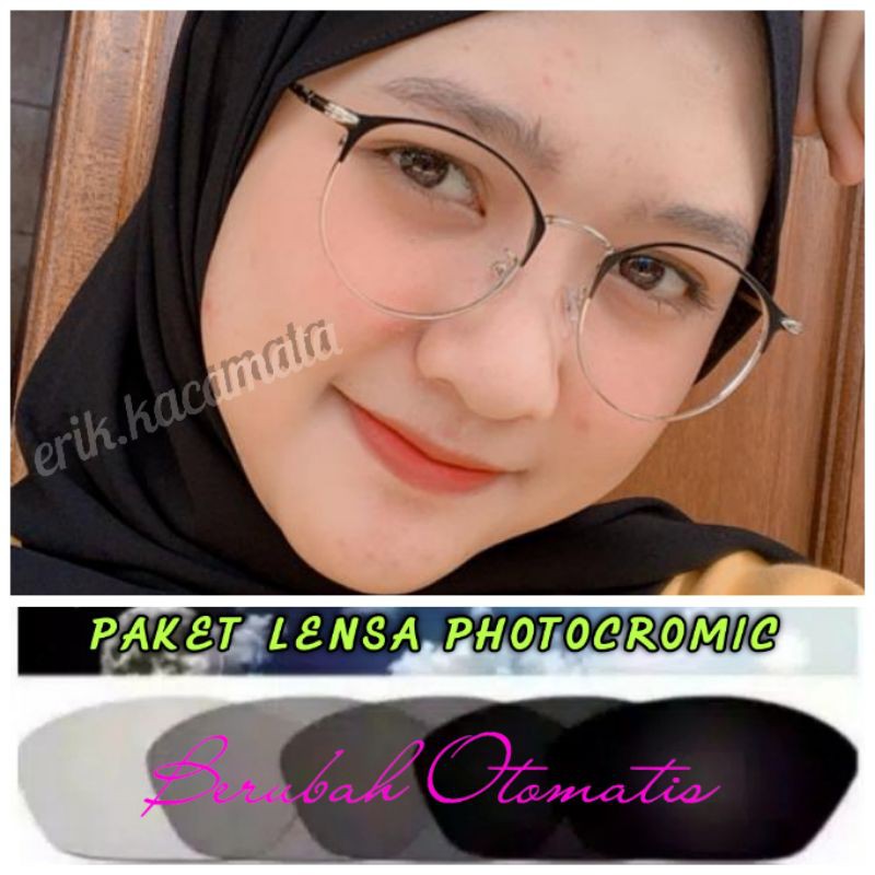 frame kacamata korea bulat 1986+anti radiasi
