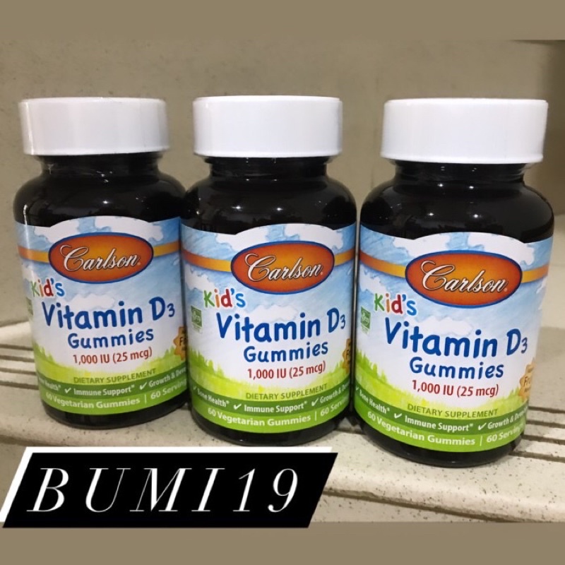 Carlson Kids vitamin d3 gummy