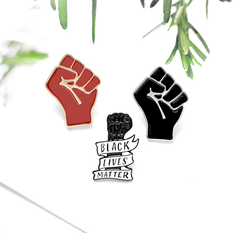 Bros Pin Enamel Desain Black Lives Matter Unity Is Strength Antiracism Untuk Hadiah Teman