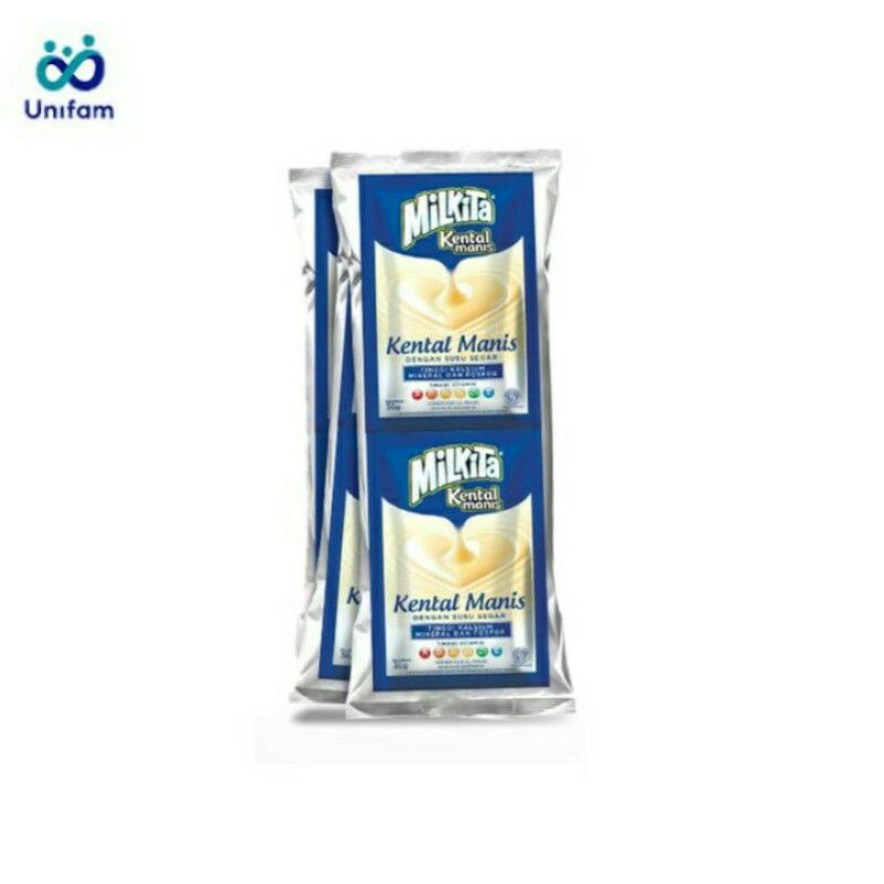 

Milkita Susu Kental Manis Putih 6 sachet