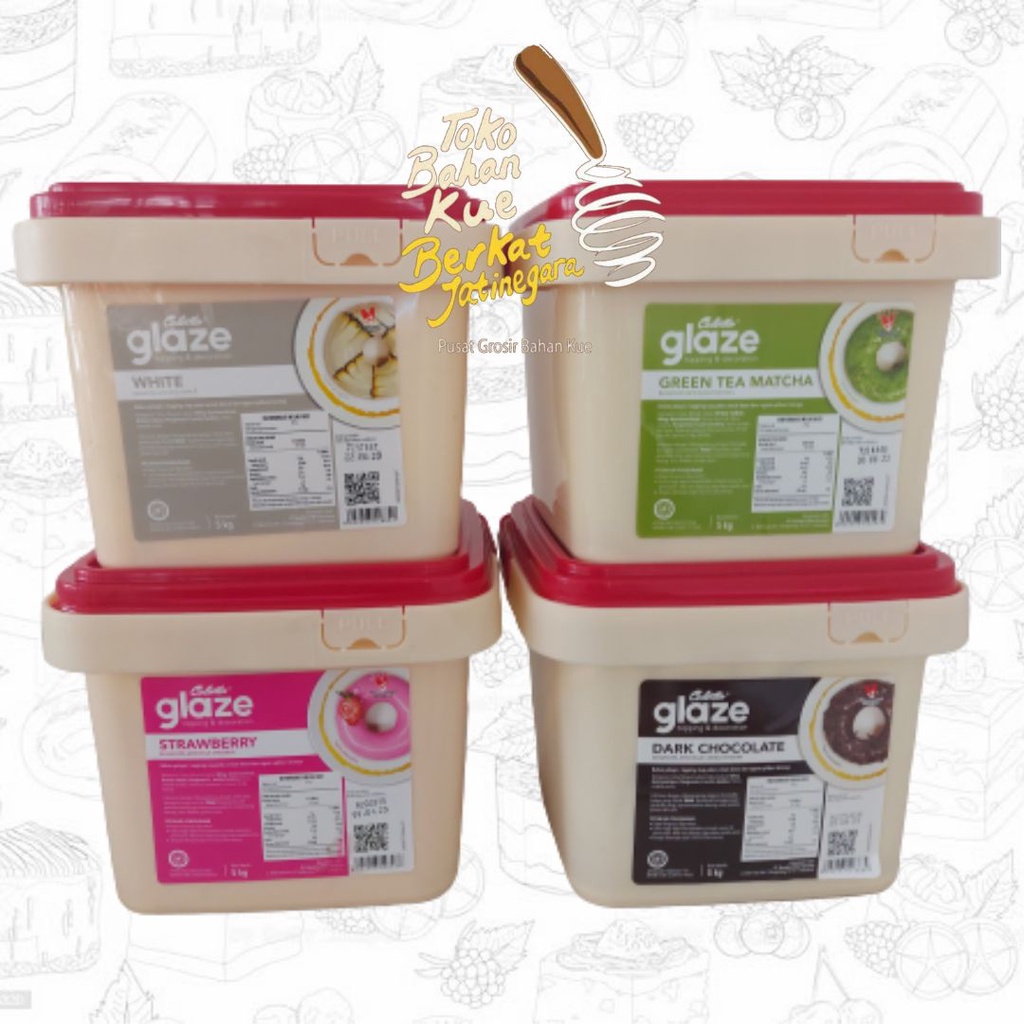 

COLATTA GLAZE 5 KG / DOUGHNUT TOPPING DONAT DONUT PISANG NUGGET