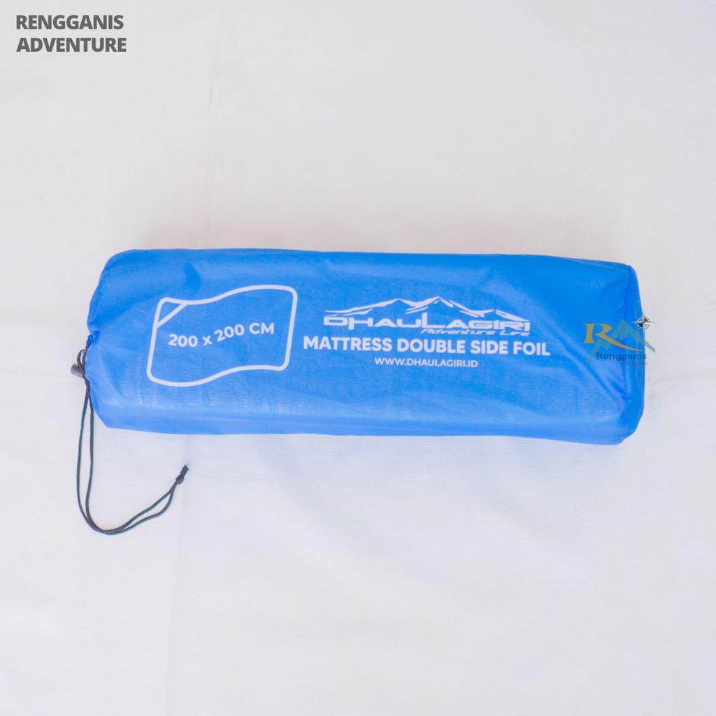 MATRAS CAMPING ALUMINIUM FOIL DHAULAGIRI 200 CM X 200 CM MATRAS GUNUNG ALAS TIDUR KEMPING OUTDOOR HIKING PIKNIK