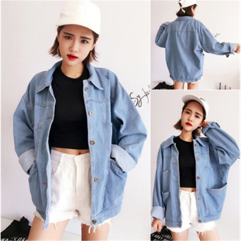 oversize jaket jeans