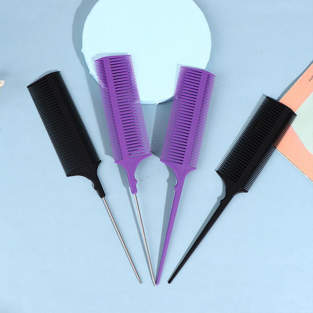 Needway Sisir Pewarna Rambut Profesional Halus Lebar Foiling Rambut Barber Rat Tail Combs Hair Styling Tool Hair Dye Tint Tool