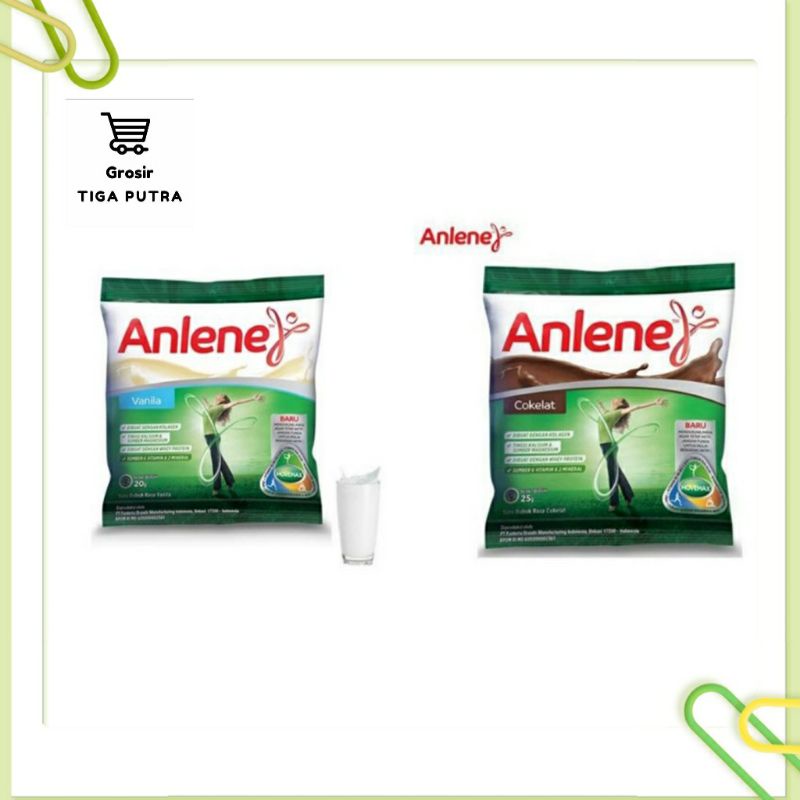 

Susu Anlene Bubuk Rasa Coklat dan Vanila (SACHET)