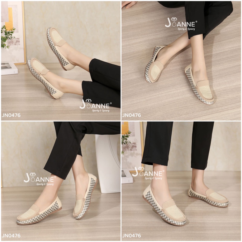 JOANNE Comfy Loafers Shoes #JN0476 ORIGINAL