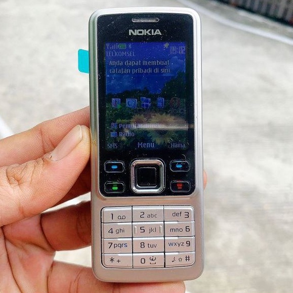 NOKIA 6300 HP JADUL SECOND ORIGINAL KLASIK KAMERA MUSIK HANDPHONE NOSTALGIA