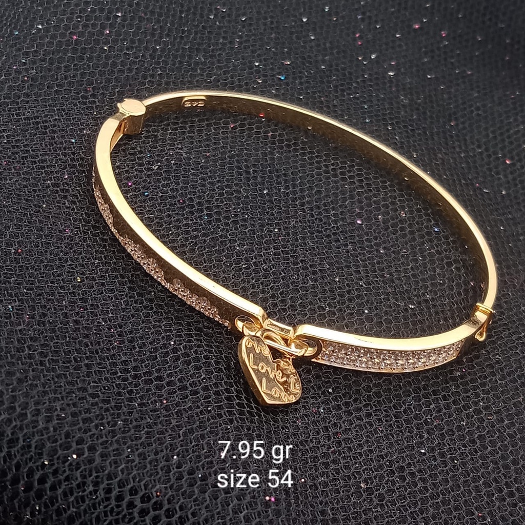 Gelang Emas 17K - 7.95 gr Kadar 750 - 695