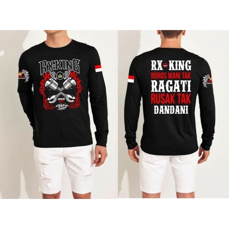 BRQ.STORE Kaos Rx-King Lengan Panjang Terbaru