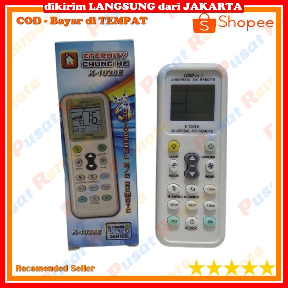 Remote / Remot Untuk AC TOSHIBA / SANKEN / SHARP UNIVERSAL MULTI Fungsi Serbaguna Bayar Ditempat COD