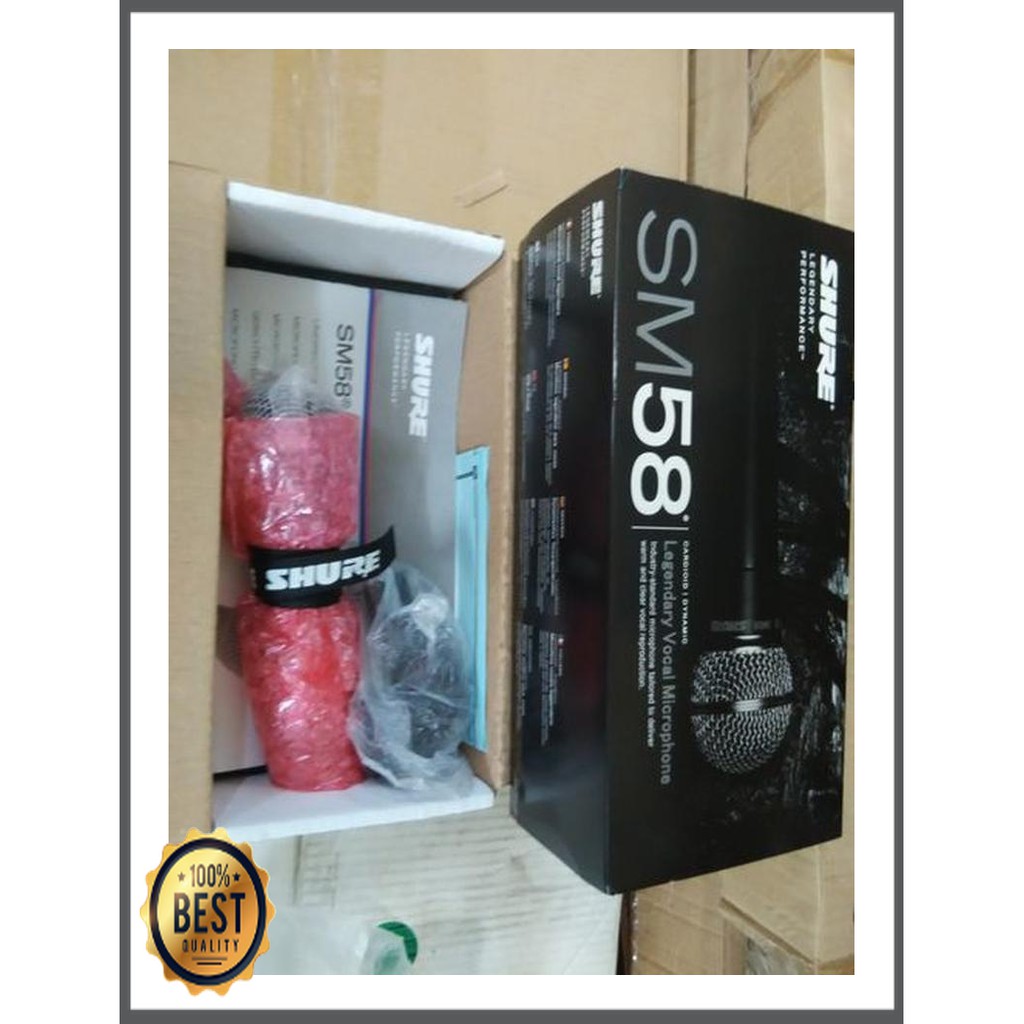Mishad Shop -  Mic Shure Sm-58 Original Madein Mexico GU-5117-1723