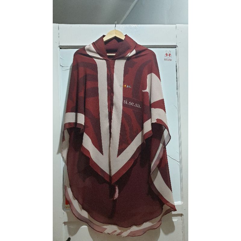 Khimar Preloved Sisesa Maroon