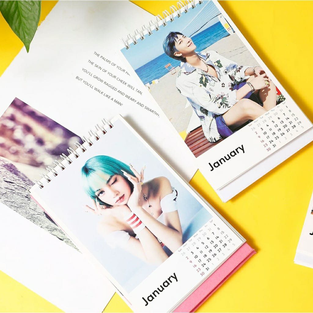 [BS] BISA COD Kalender 2022 Desk Calendar BTS BT21 KPOP Blackpink - KP893
