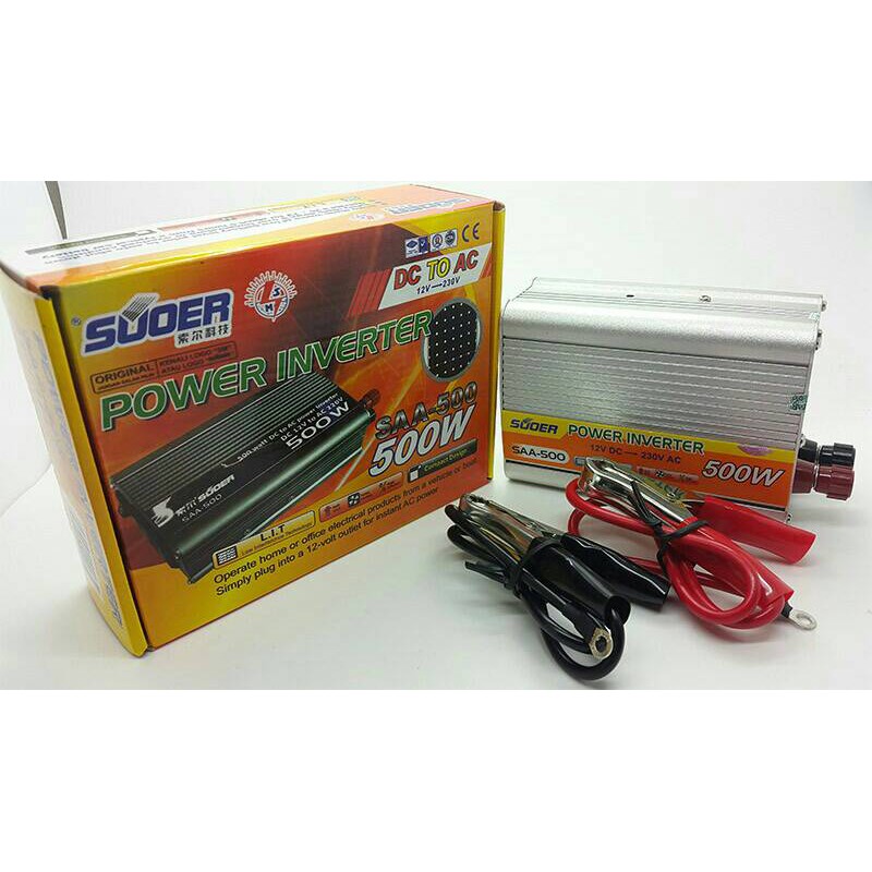 Power Inverter SUOER 500W 500 W 500Watt 500 Watt