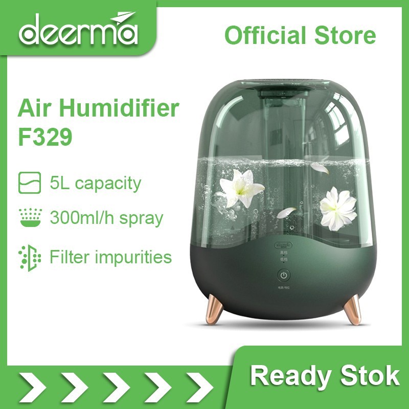 Deerma Air Humidifier F329 5L Aroma Diffuser Ultrasonic Mist Humidifie