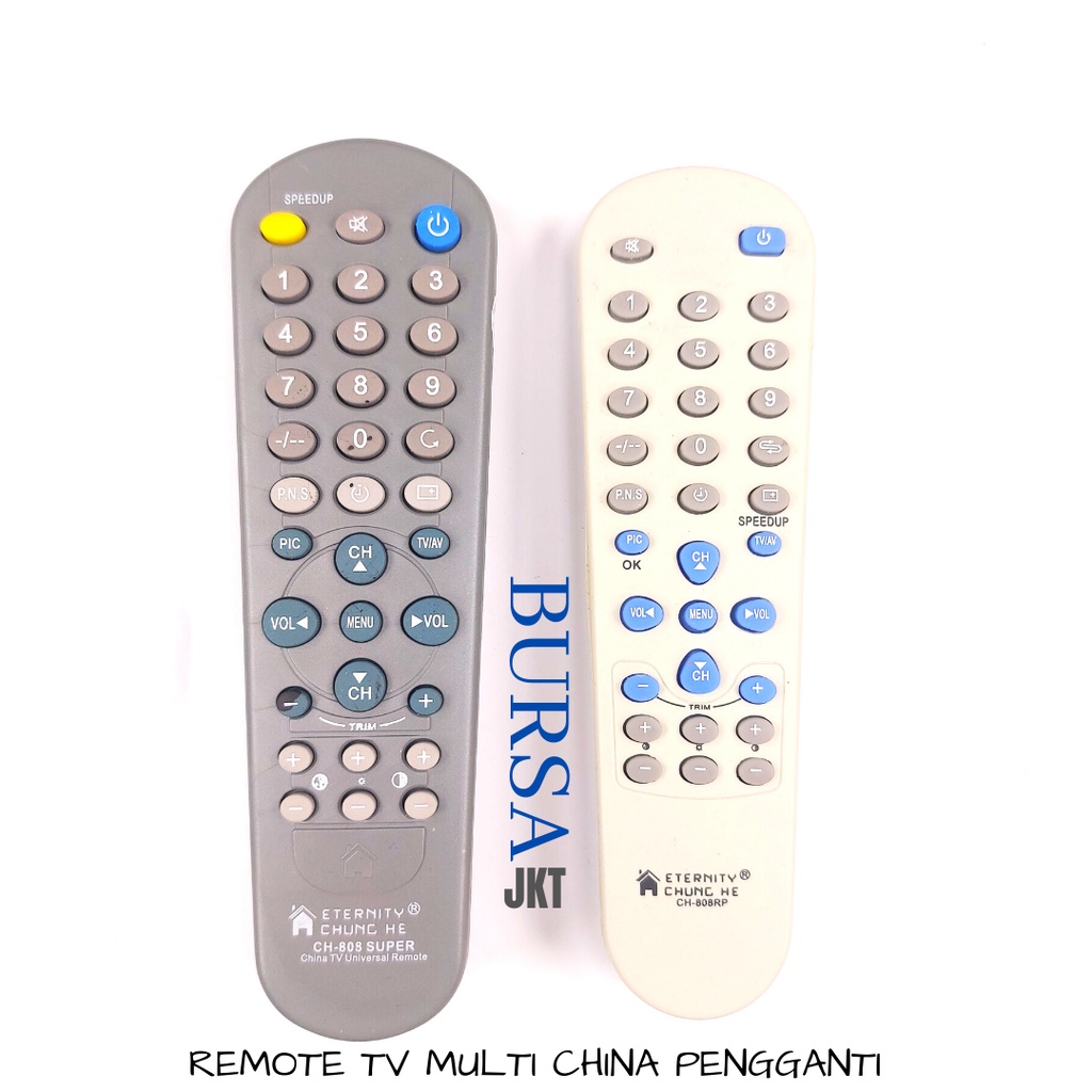 REMOTE TV LCD LED TABUNG CHINA MULTIFUNGSI TANPA SETTING 808 DUS