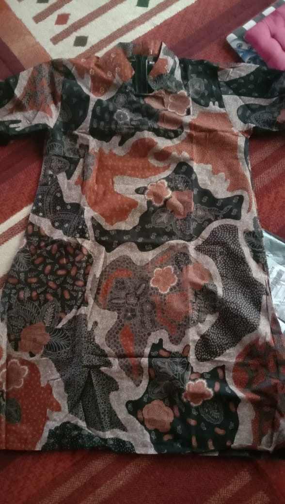 Atasan Batik Dolby Dolbi Dobby Doby Tenun Sutra Tulis Halus Katun Atbm Baron ,sarombit Atasan