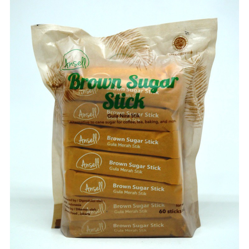 

ansel brown sugar stik - ansel gula merah stik 8 x 60 stick | gula aren | gula kelapa