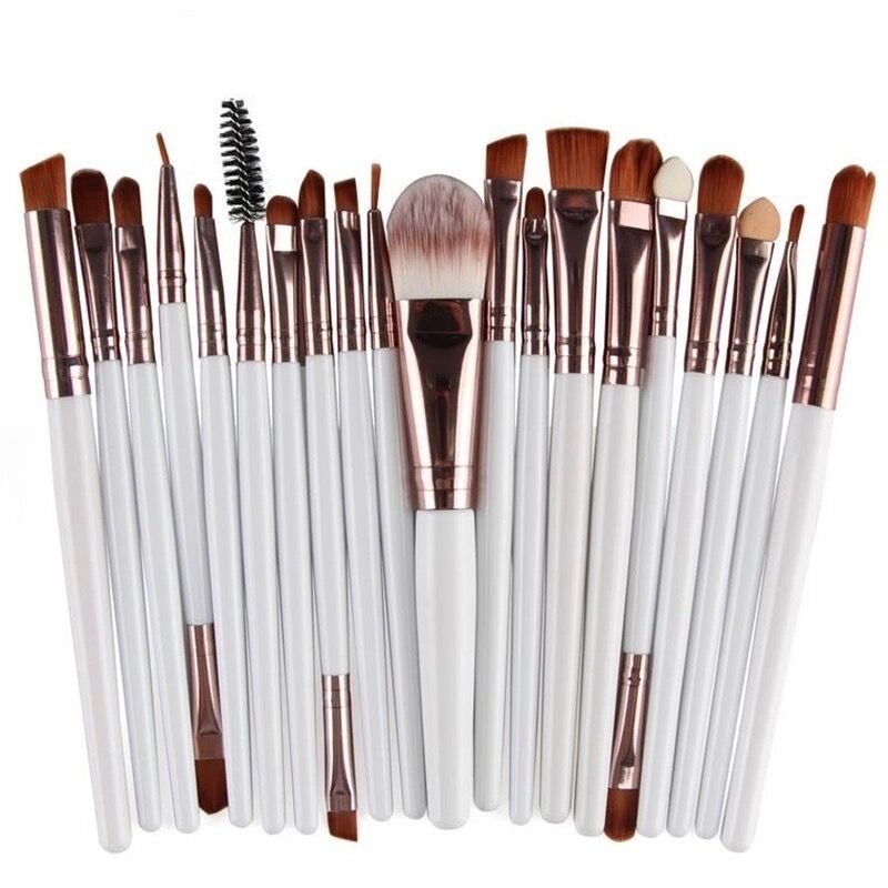 20pcs / set brush Eyeshadow / Bibir / blush On / foundation / Alis Untuk Alat Kecantikan