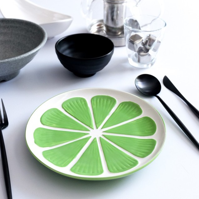 

Melon Dinner Plate #K0002