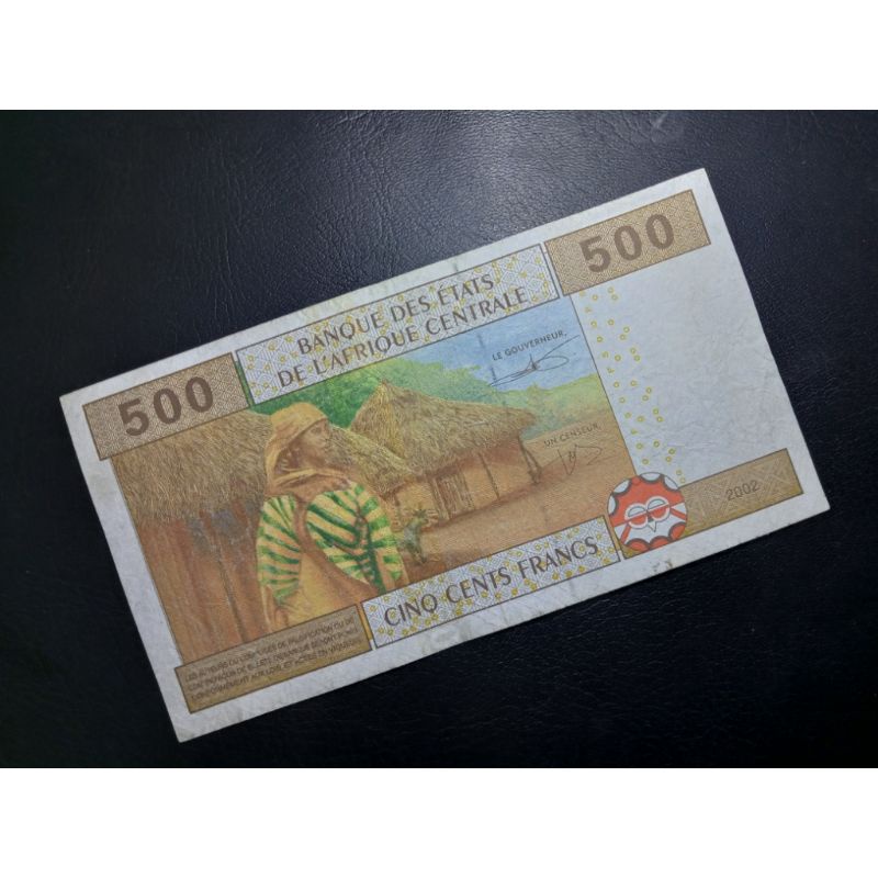 Uang Kertas Asing 057 - 500 Cents Francs Gabon (Afrika Tengah) VF