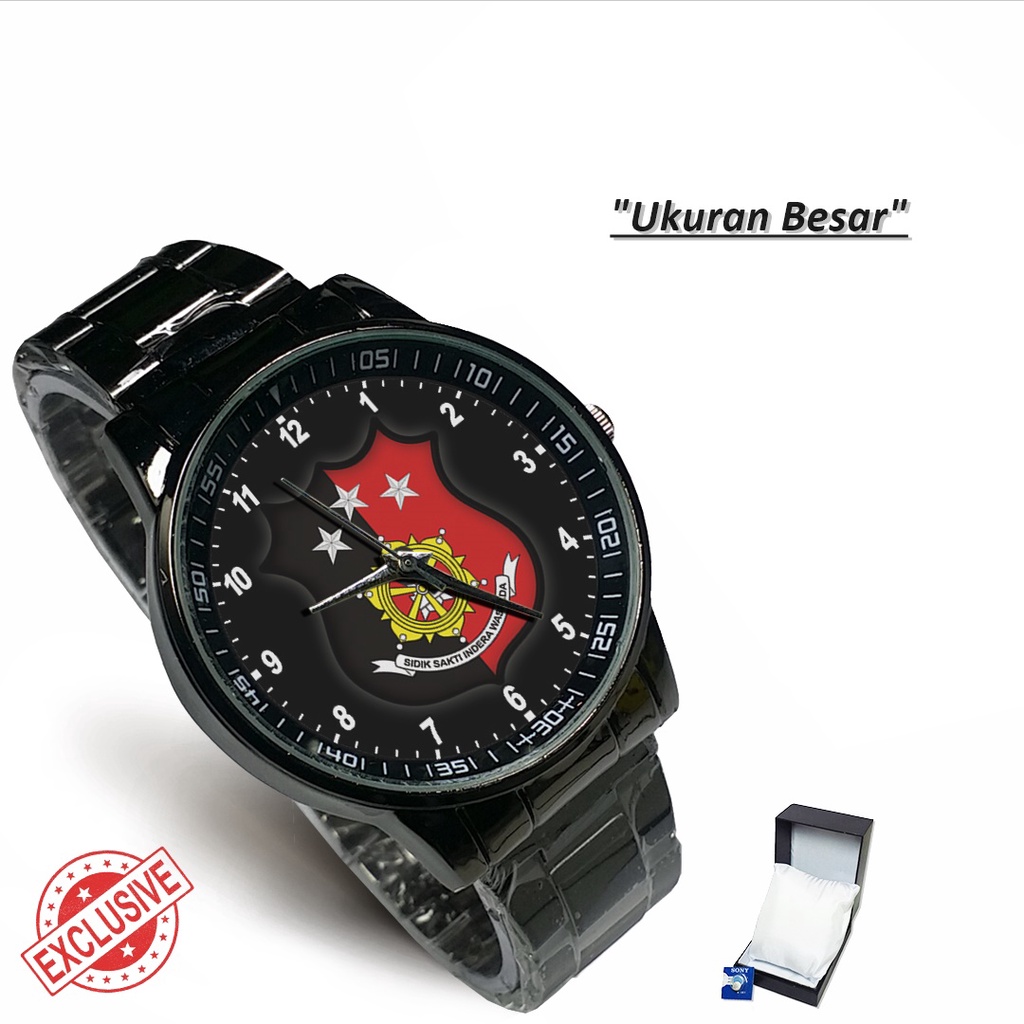 Jam Tangan Rantai Couple POLRI RESMOB - 1 (Limited Edition)