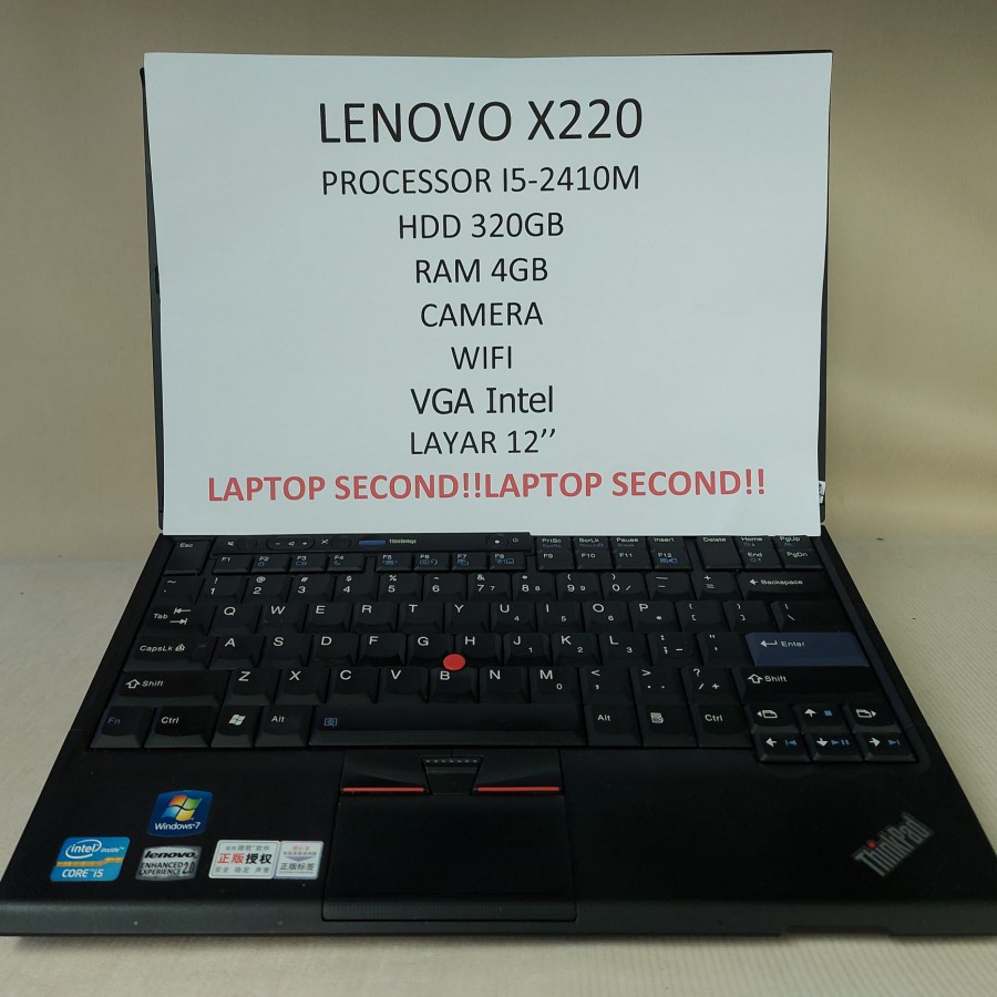 LAPTOP SECOND GRADE A LENOVO X220 CORE I5
