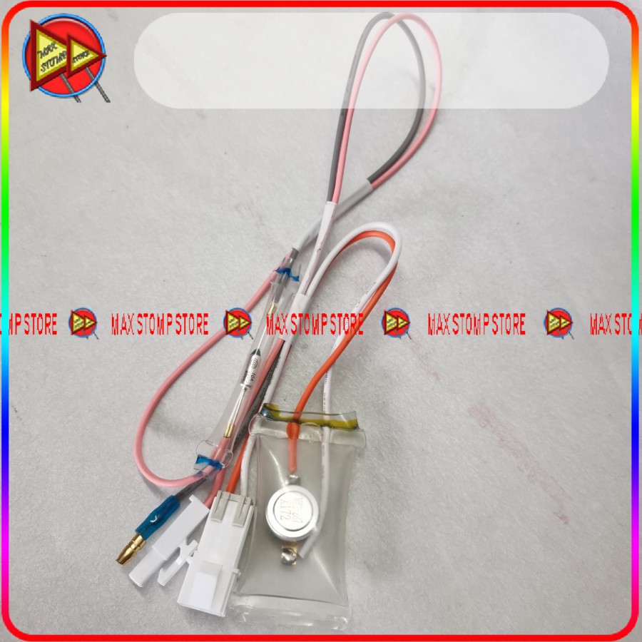 Defrost Bimetal Kulkas Sensor Fuse Pisah Toshiba Mitsubishi Sharp