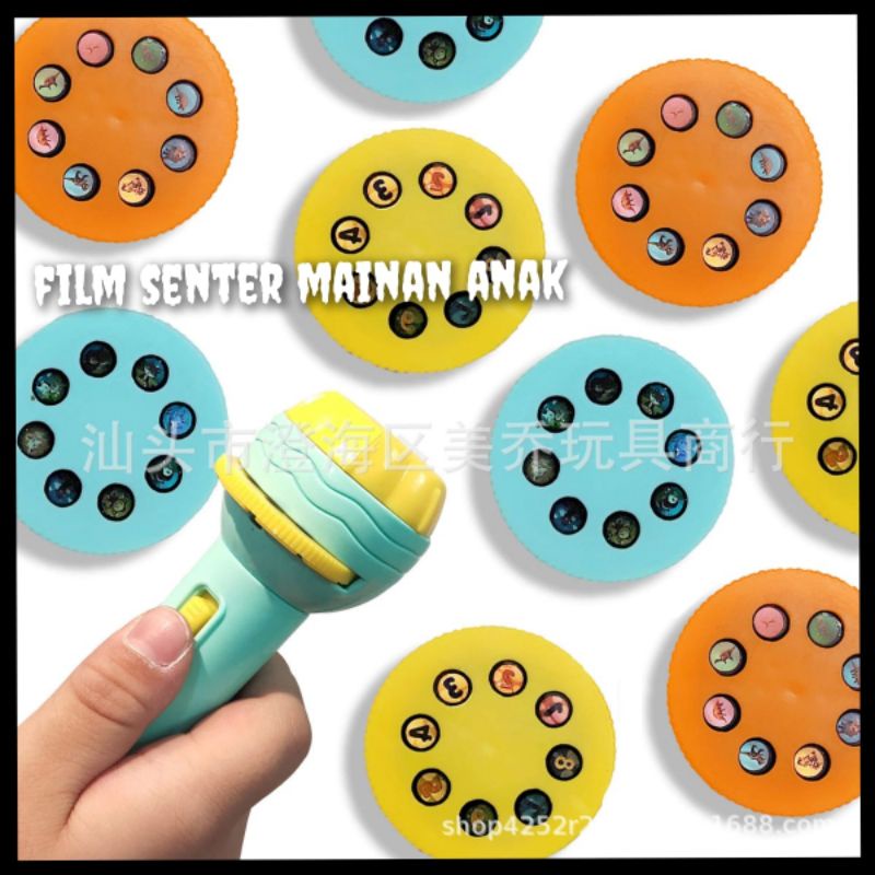 PIRING SENTER PROYEKTOR FILM SENTER PROYEKTOR HEWAN MAINAN ANAK SENTER MAINAN MAINAN ANAK SENTER PRO