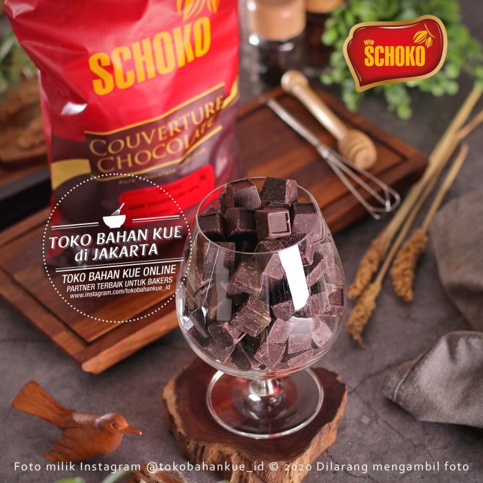 

ds20111w Schoko Dark Chocolate Couverture Cube 56% 1Kg Cokelat Baking Coklat Xz20X1Z11